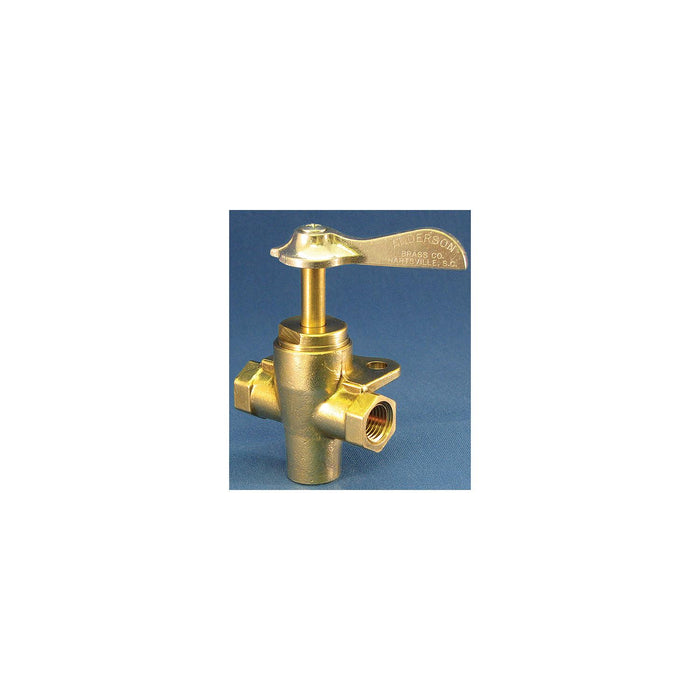 Brass Three-Way Valve, 1/4" FNPT