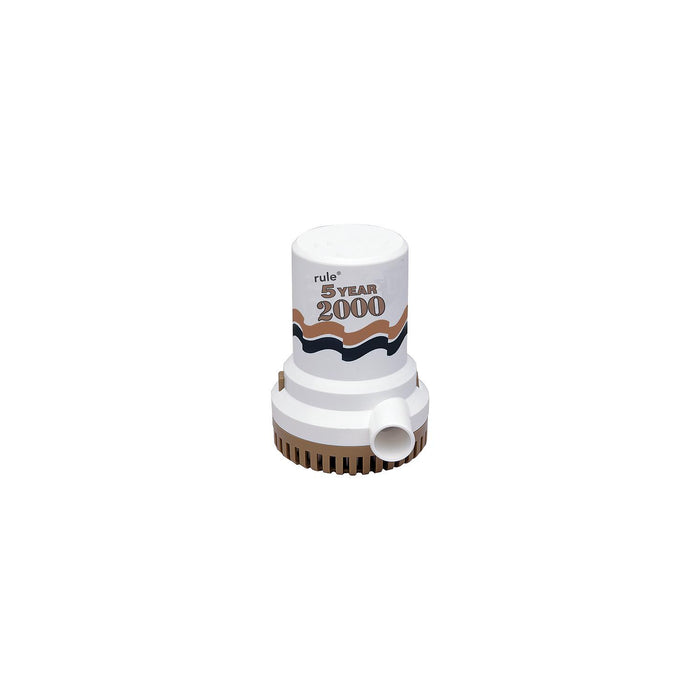 09 – Rule 09 Gold Series 2000 Gph High Capacity Bilge Pump, 12V