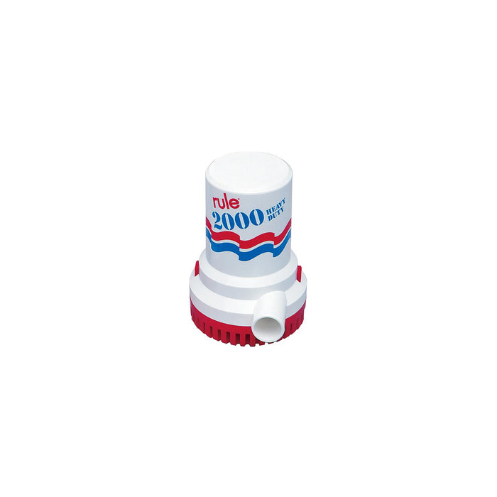 10-6UL – Rule 2000Gph High Capacity Bilge Pump Ul Listed With 6' Leads, 12V