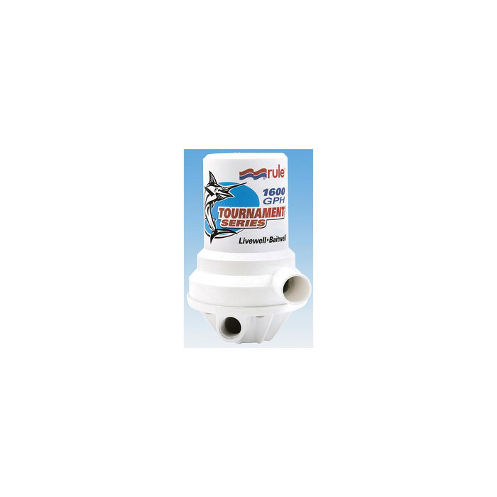 209FDP – Rule 12V Tournament Series Livewell/Aerator Pump 1600 Gph