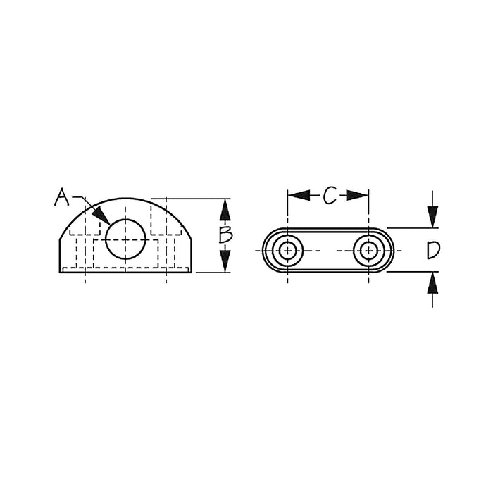 Fairlead 5/8" Nylon