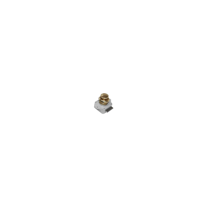 Sea-Dog 2243011 Push Button Rim Latch, Polished Brass