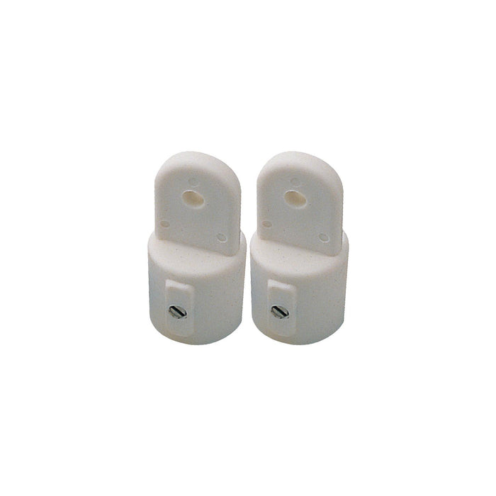 Sea-Dog 2731111 External Eye End, 3/4" White, Pair