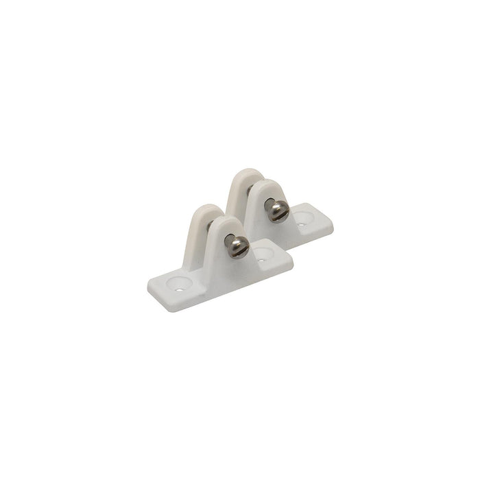 Lg Deck Hinge/Angled White 2/Cd