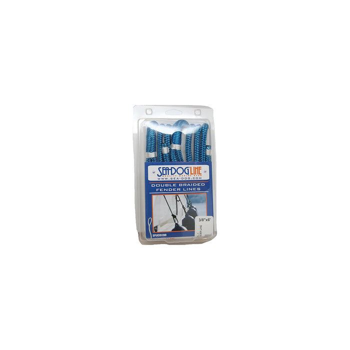 Sea Dog 302110006RD1 Premium Double Braided Nylon Fender Line, 3/8" €” 6', Red pr.