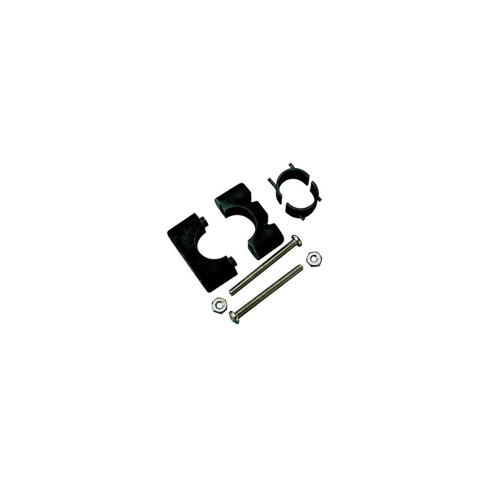 Sea-Dog 3271901 Rail Mount Bracket - Round, For 7/8" - 1" Rail, Black, 2/pk