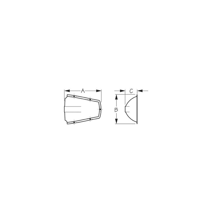 SeaDog Clam Shell Vent | Stamped 304 Stainless | #6 Fastener
