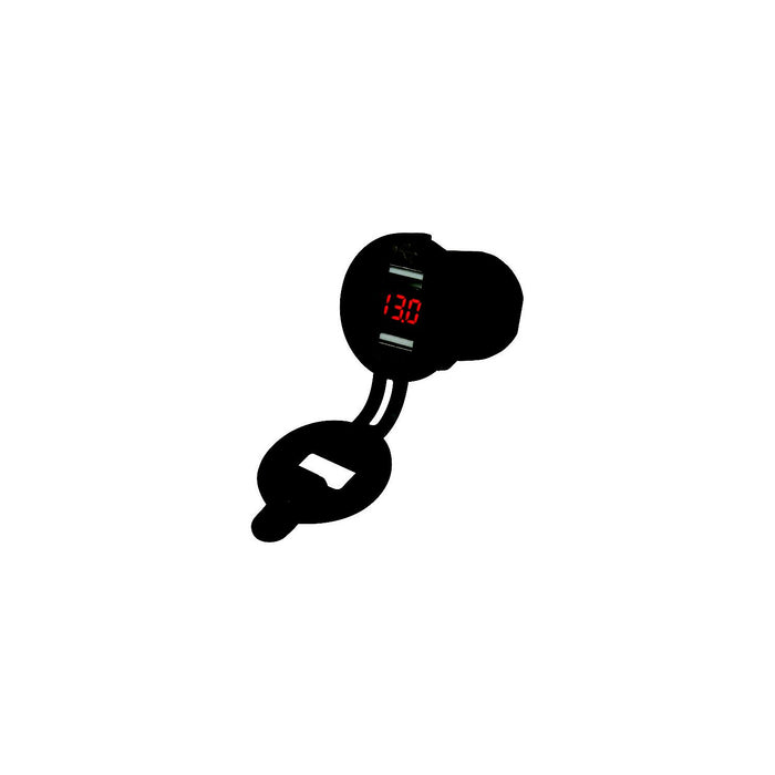 Seadog 4265171 Double USB Socket/Voltmeter w/Hidden Display