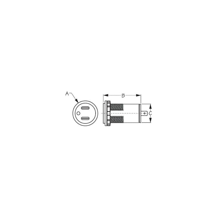 Sea-Dog 4265221 Dual USB-C Power Socket