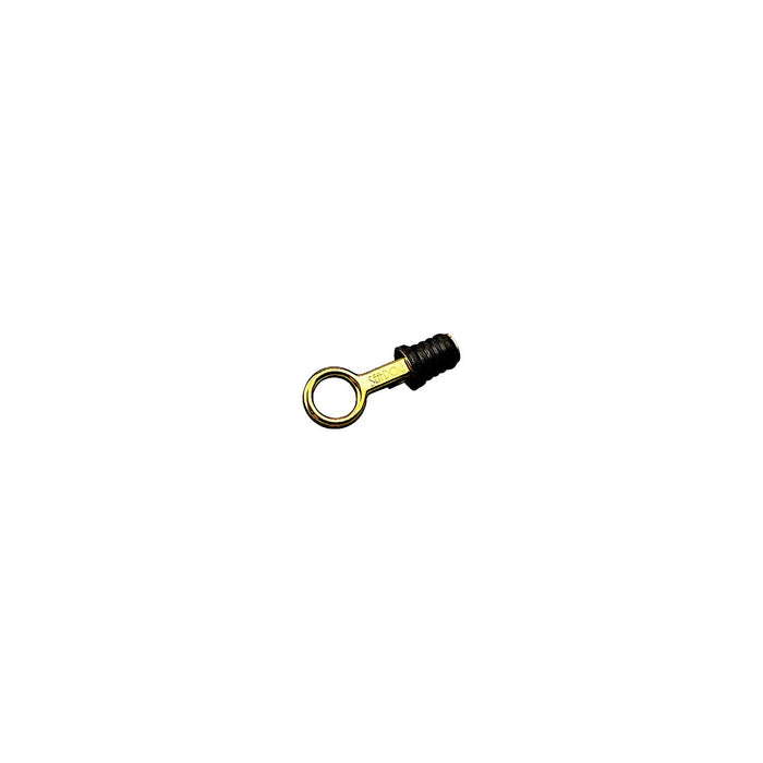Brass Snap Handle Drain Plug, 1-1/4" w/o Chain
