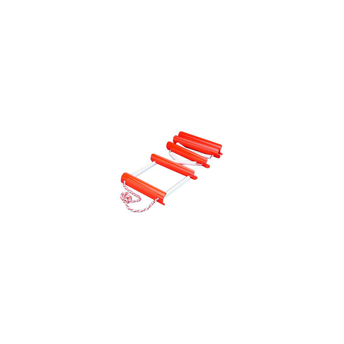 SeaDog 582501 Portable Emergency 5 Step Boarding Ladder, High-Visibility Orange Polycarbonate & Nylon Rope