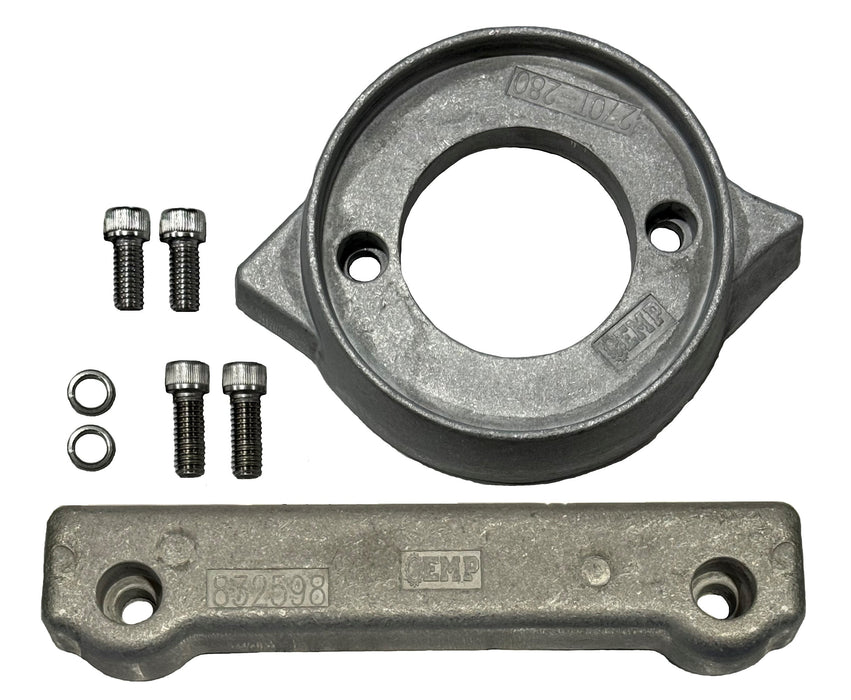 Engineered Marine Products Anode Kit, Aluminum - Marine Replacement Kit