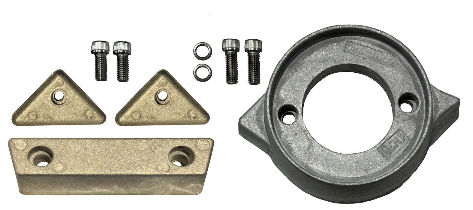 Engineered Marine Products Anode Kit, Aluminum - Marine Replacement Kit