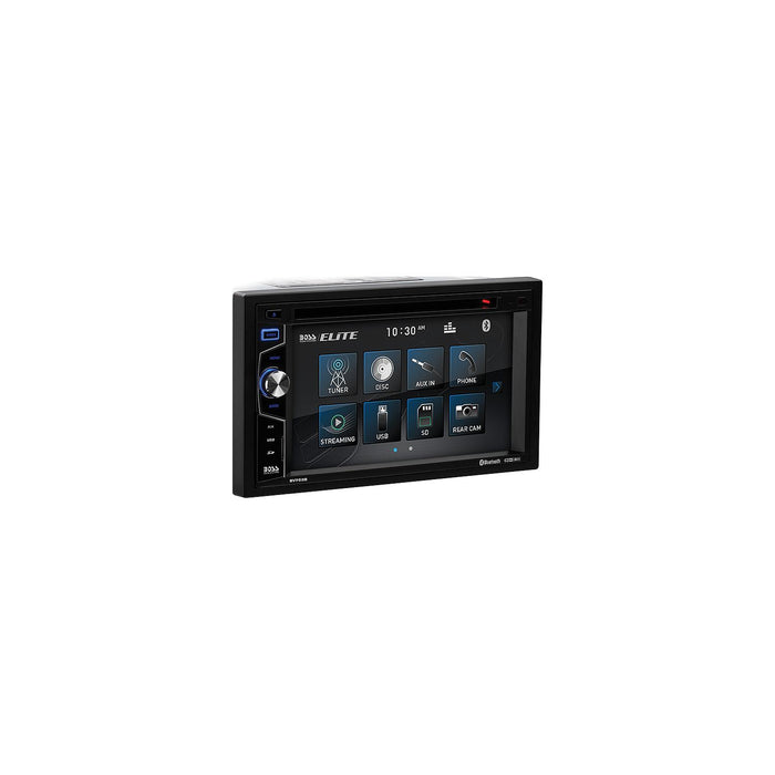 Boss BV755B Bluetooth car stereo with DVD, CD, USB, and 6.2 inch touchscreen