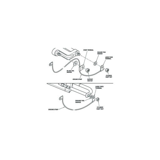 TEL HA5477 - Seastar Ha5477 Grounding Strap For O/B Cylinder