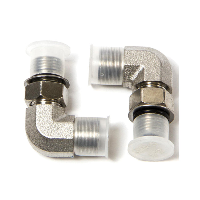 TEL HF6004 - Dometic Hf6004 Hydraulic 90 Degree Elbow Fittings | Aluminum | 3/8" Tube | 2/Kit