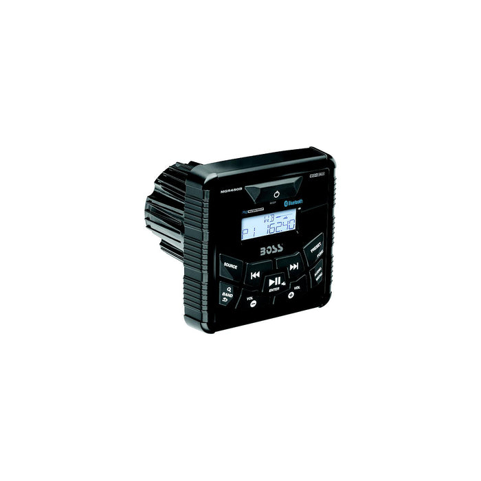 Boss MGR450B Bluetooth Weatherproof In-Dash Marine Gauge Receiver