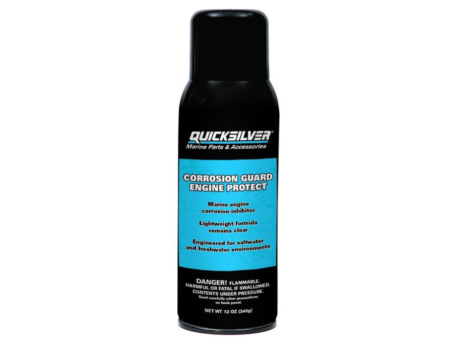 Quicksilver 8M0172754 Corrosion Guard Engine Protect Rust Inhibitor, 12 Oz