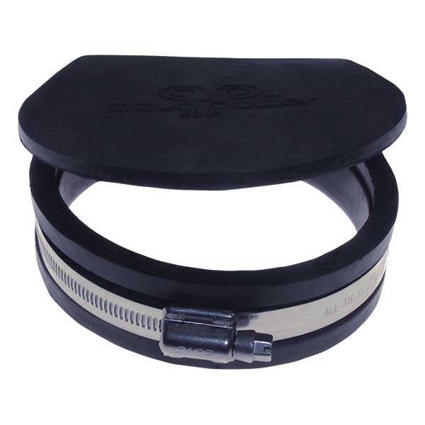 Engineered Marine Products Exhaust Flapper Valve & Clamp - Marine Check Valve