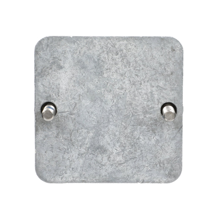 Quicksilver 34762A1 Zinc Anode Plate for MerCruiser TR and TRS Drives, 2.5" x 2.5"