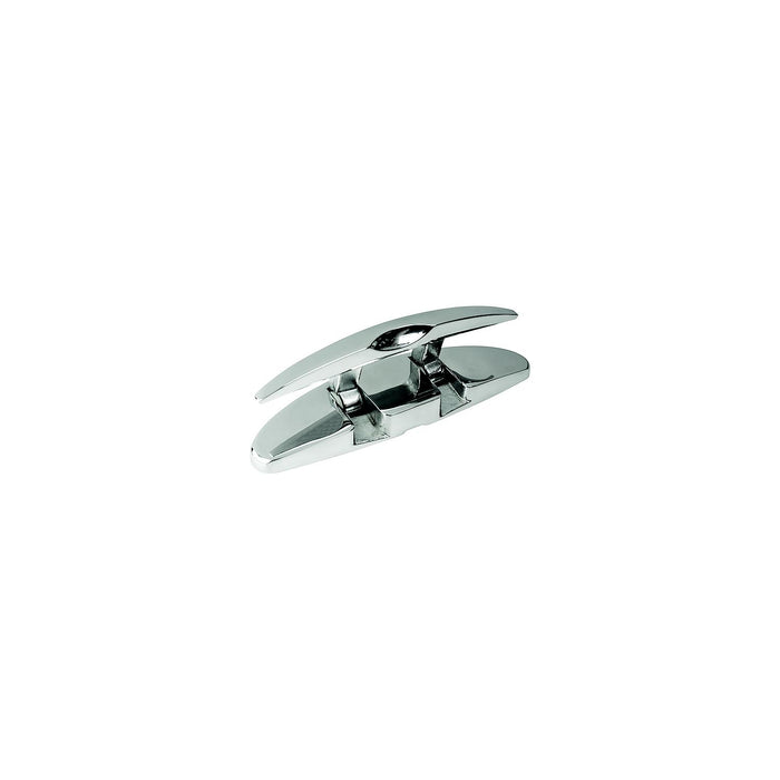 SeaDog 0411151 Oval Folding Cleat w/ Hidden Hex Bolts, Polished SS