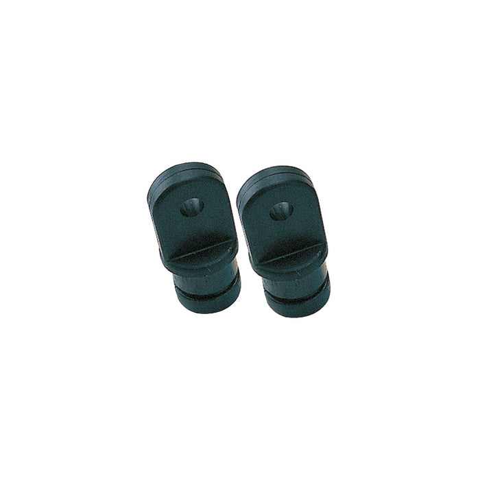 Internal Eye End, 7/8" Black, Pair
