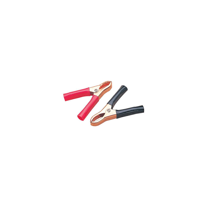 Copper Plated Battery Clip, Pair