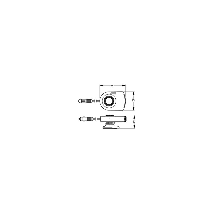 Sea-Dog 450150 Ceramic Heater, 12V
