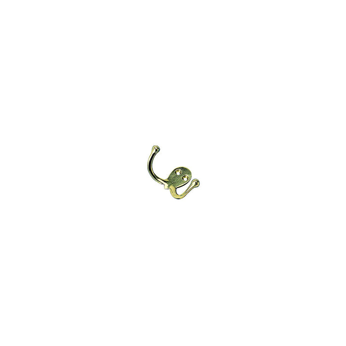 Sea-Dog 671515 Double Coat Hook - Brass