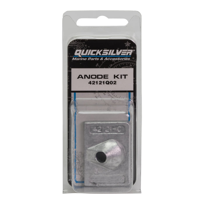 Quicksilver 42121Q02 Aluminum Square Anode Set for Mercury or Mariner and Force Outboards