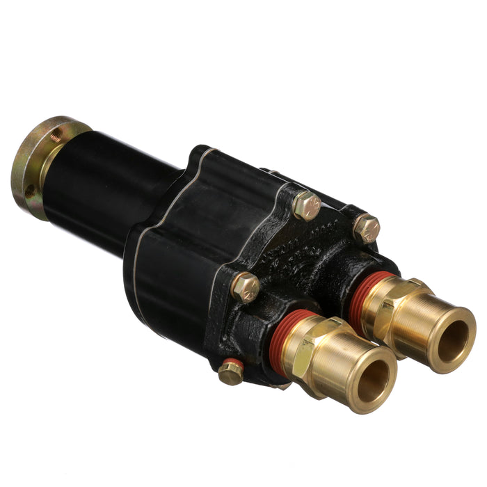 Quicksilver 72774A32 Brass Sea Water Pump Housing for Select Mercury V8 MerCruiser Engines with V-Belt Pulley System
