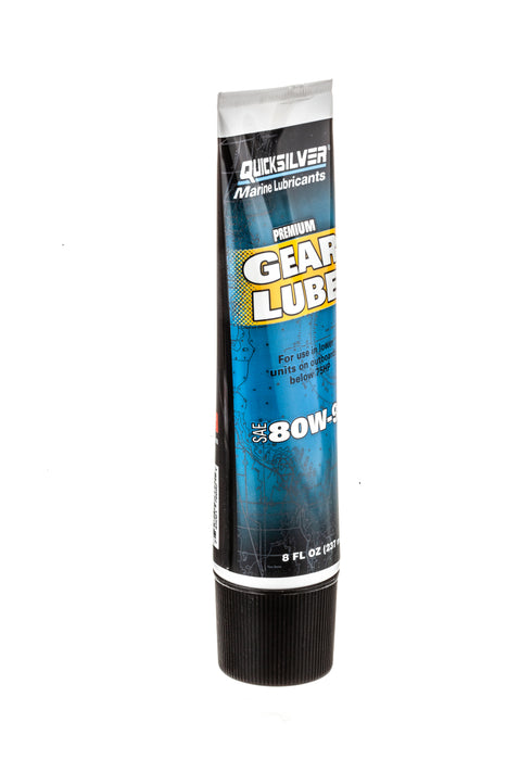 Quicksilver 80W-90 Premium Gear Lube for Outboards and Sterndrives, 8 oz