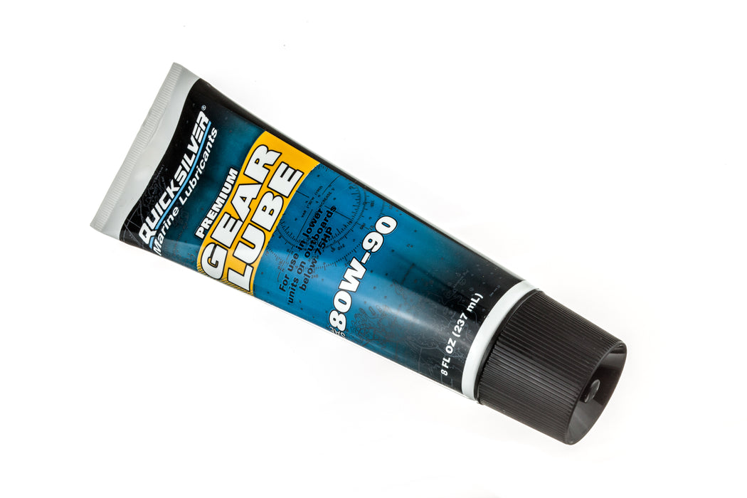 Quicksilver 80W-90 Premium Gear Lube for Outboards and Sterndrives, 8 oz