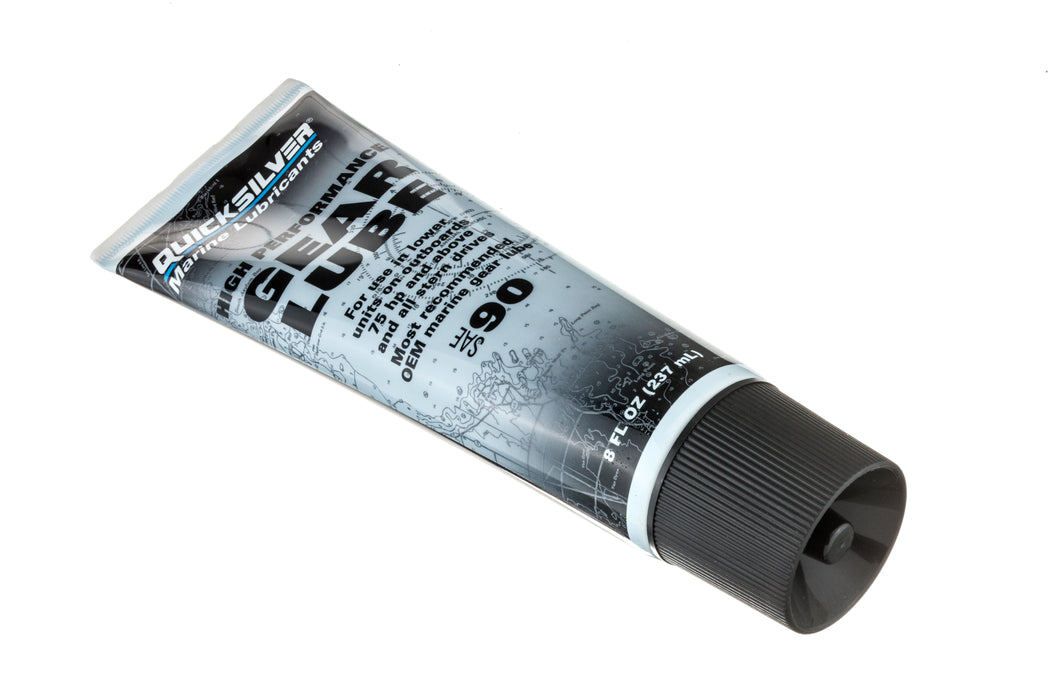 Quicksilver SAE 90 High Performance Gear Lube for Outboards and Sterndrives, 8 oz