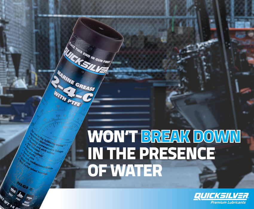 Quicksilver 74057Q5 2-4-C Marine Grease/Lubricant Gun with 3 oz Cartridge