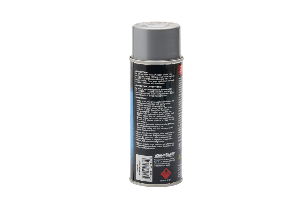 Quicksilver 802878Q14 Gloss Enamel Spray Paint in Light Gray, 12oz