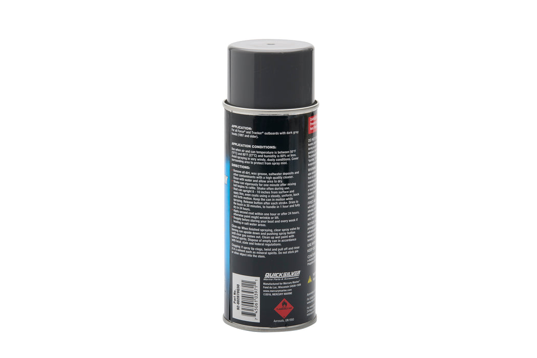 Quicksilver 802878Q30 Gloss Enamel Spray Paint in Graphite, 12oz