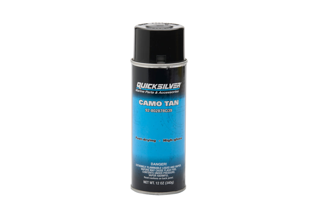 Quicksilver 802878Q39 Gloss Enamel Spray Paint in Camo Tan, 12oz