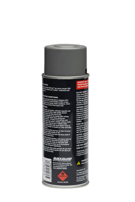 Quicksilver 802878A12 Mariner Silver Enamel Paint, 12 oz Spray Can