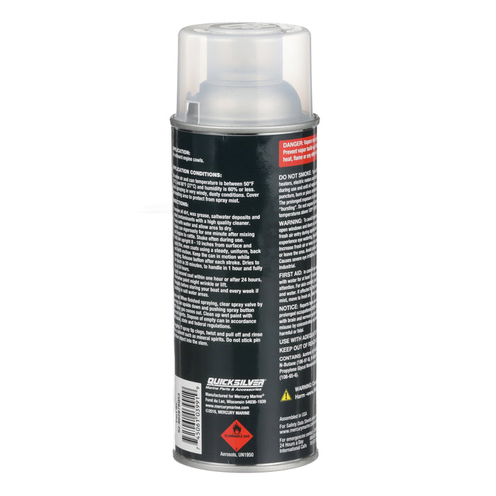 Quicksilver 802878Q53 Clear Coat Enamel Spray Paint