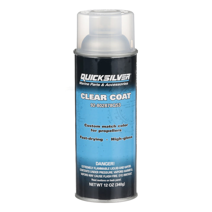 Quicksilver 802878Q53 Clear Coat Enamel Spray Paint