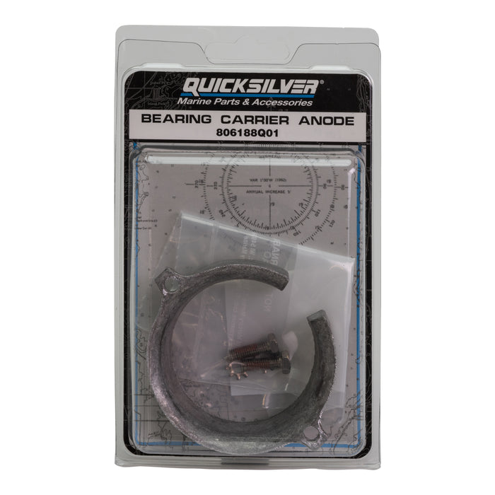 Quicksilver 806188Q01 Aluminum Anode for MerCruiser Bravo I Bearing Carrier