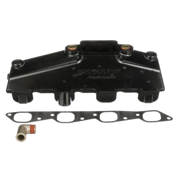 Quicksilver 807078T10 Exhaust Manifold, Port or Starboard, for Select MerCruiser V8 Sterndrive & Inboard Engines