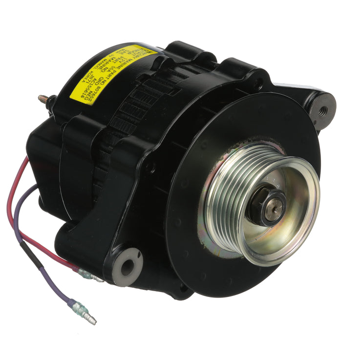 Quicksilver 807652T 55 Amp Alternator, Mando, Serpentine Belt for V6 and V8 MerCruiser Sterndrives or Inboard Engines Made by GM, 1996-1999