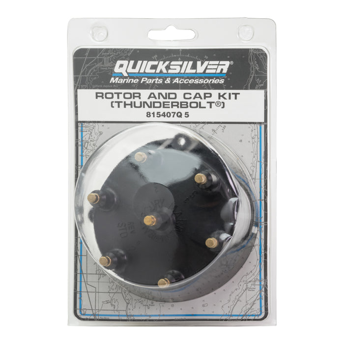 Quicksilver 815407Q5 Distributor Cap Kit for Marinized V6 Engines by GM with Thunderbolt IV and V HEI Ignition Systems