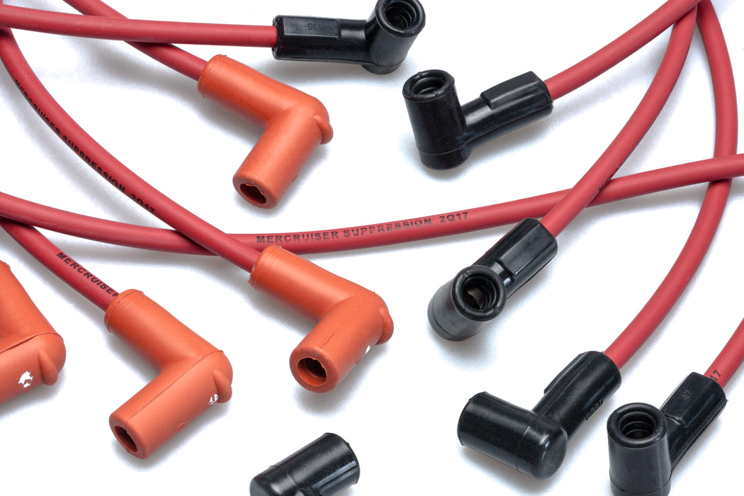 Quicksilver 816608Q82 Red Wire Spark Plug Wire Kit