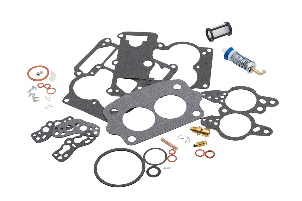 Quicksilver 823427A1 Rochester 2 Barrel Carburetor Repair Kit for 1964-1983 MerCruiser 4-Cylinder and 6-Cylinder Engines Made by GM