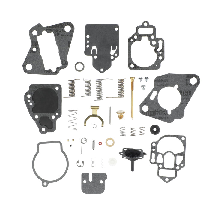 Quicksilver 8237072 Carburetor Repair Kit for Select Mercury 2-Stroke 10-25hp Outboards