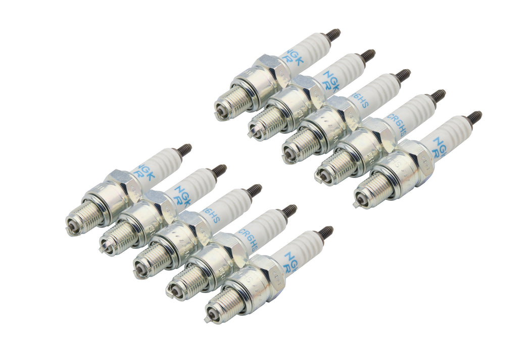 Quicksilver 827859 Spark Plugs NGK CR6HS, Qty 10