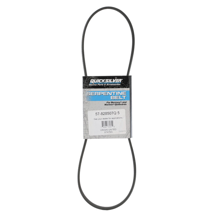 Quicksilver 828507Q5 Alternator Belt for Select Mercury 3L V6 OptiMax Outboards, Non-Pro Models